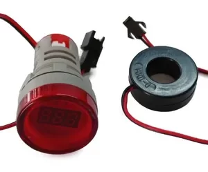 AMPERIMETRO DIGITAL ROJO 100A ZURICH AMPEROJO22