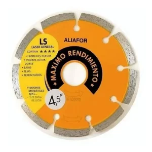 DISCO DIAMANT 4 1/2" SEGMENTADO ALIAFOR