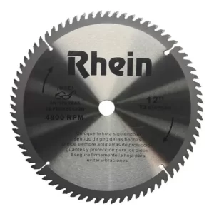 DISCO MADERA 12" 72 DIENTES RHEIN 10943