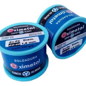 ESTAÑO 33% Ø2.0MM BOBINA 250 GR XIMETAL 19951