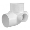 PLUVIAL CODO BLANCO 110X63MM 3ACOMETIDA M-H AMANCO