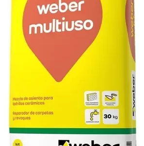 ADHESIVO MULTIUSO 30KG REPARACIONES WEBER 90-2770
