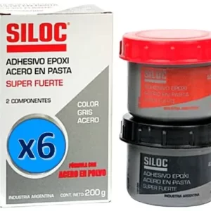 ADHESIVO EPOXI PASTA GRIS 200GR SILOC