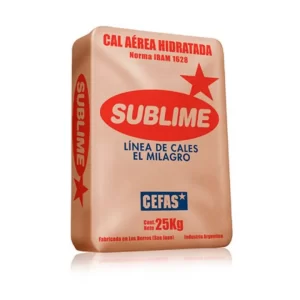 CAL HIDRATADA X 25KG SUBLIME